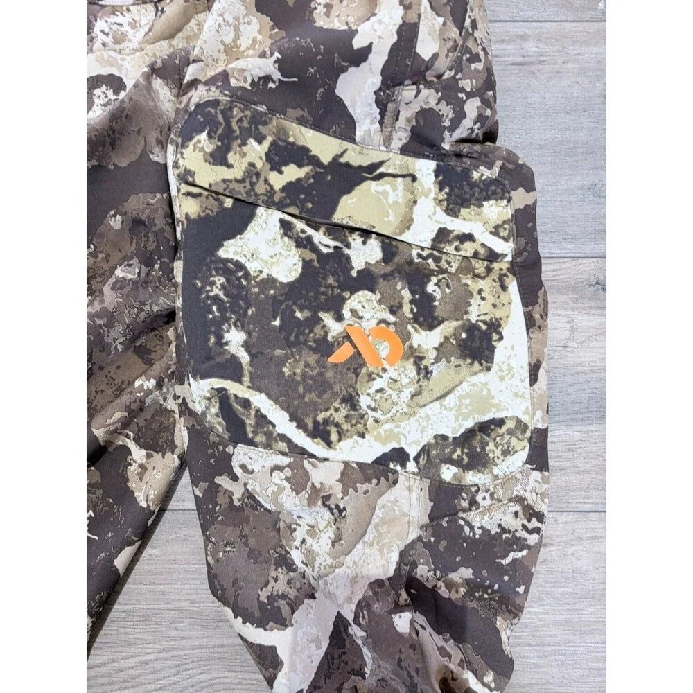 First Lite Catalyst Pants Women's Large Cipher Camo Fleece Lined Stretch